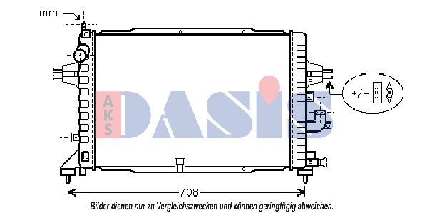 AKS DASIS Radiators, Motora dzesēšanas sistēma 150063N